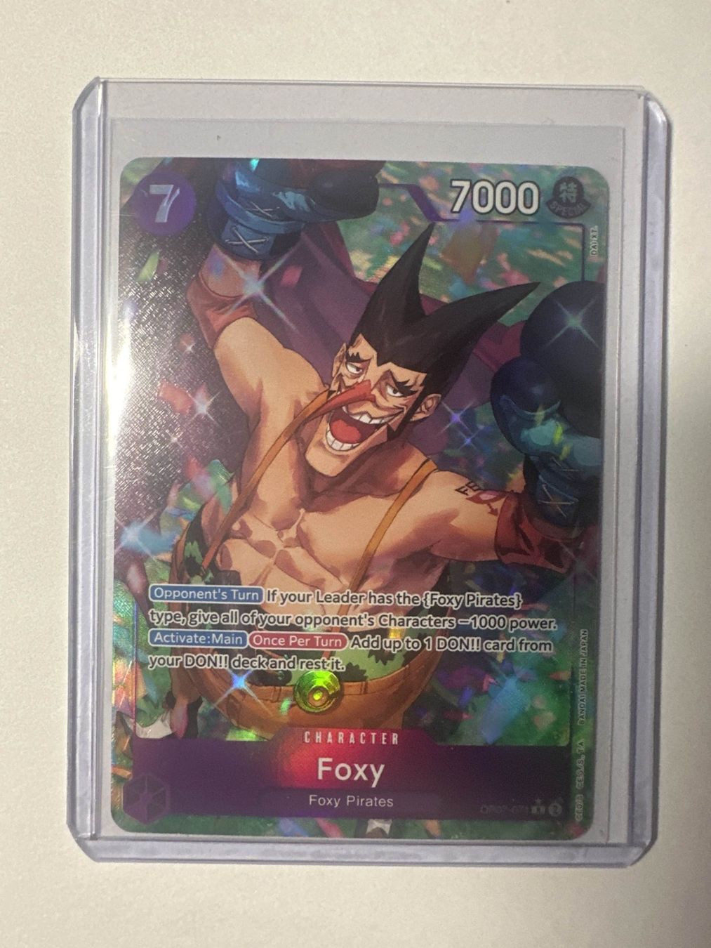 Bandai Carte collezionabili: One Piece Foxy (OP07-071) – Usato da Aesch BL venduto da LeekTCG