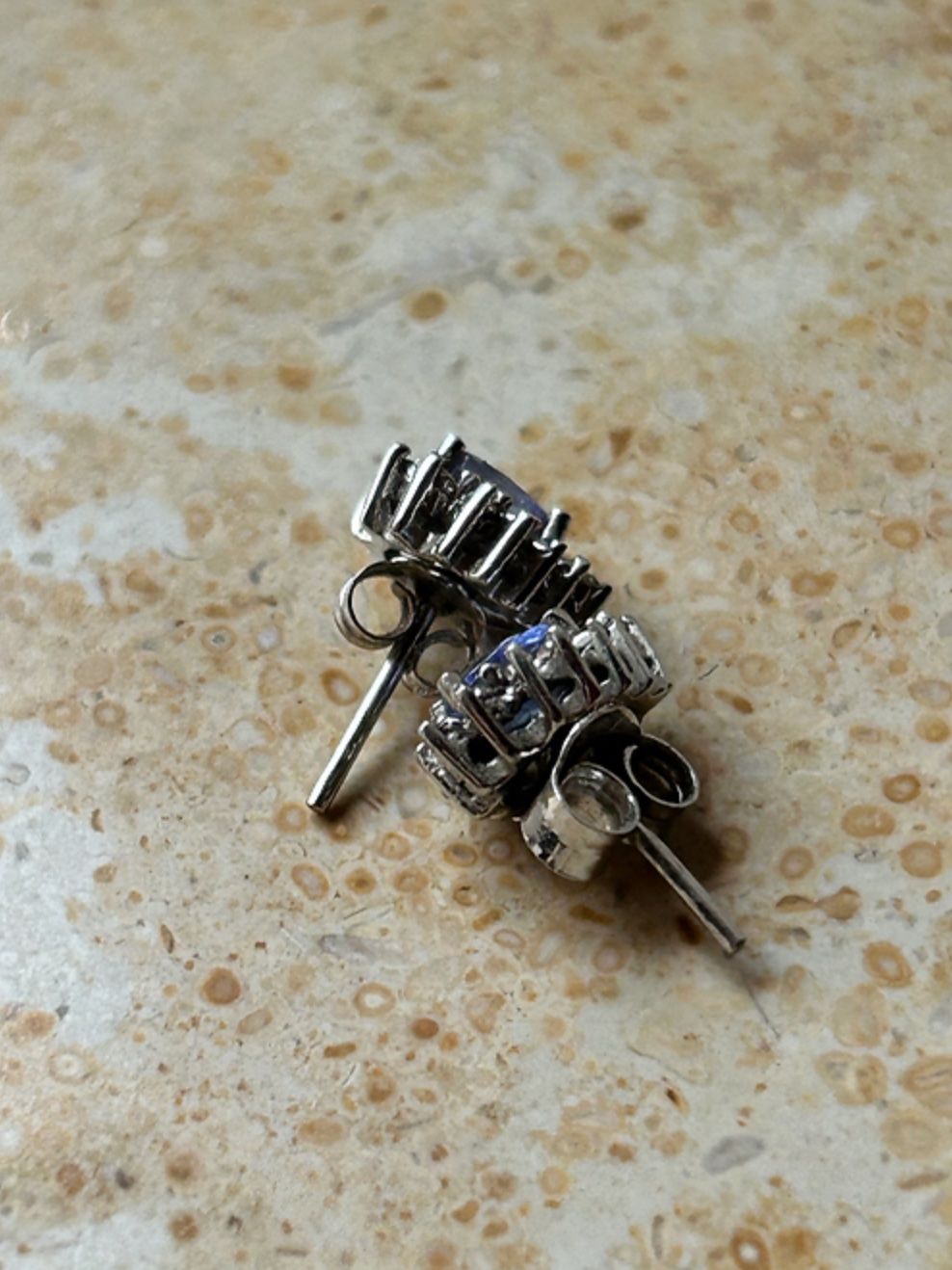 Orecchini pendenti & Orecchini a lobo: Ohrenstecker blaue Lagune – Usato da Laufen venduto da belleskulptur 3