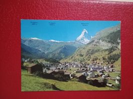 Zermatt Gesamtansicht mit Matterhorn