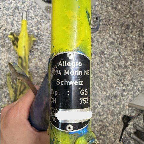 Puch Pièces pour mobylette: Rahmen Puch Allegro GS1 (Tigra, X30) – D'occasion à Langnau i. E. par luk_758j 2