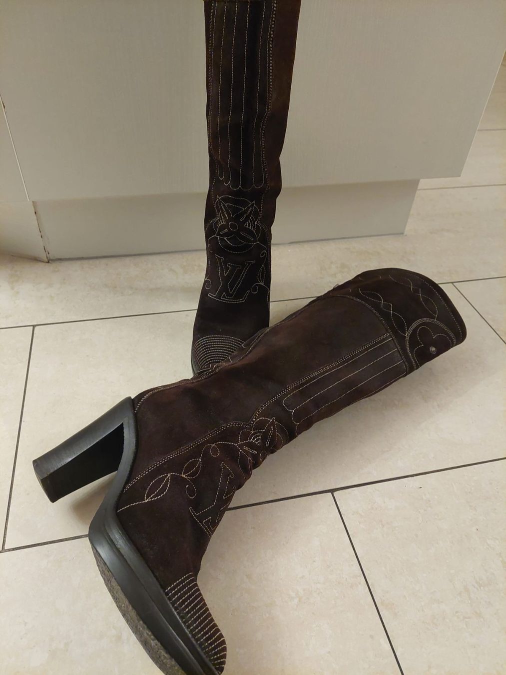 Louis Vuitton Scarpe da donna: Louis Vuitton Stiefel – Usato da Grafstal venduto da Mariola01 1