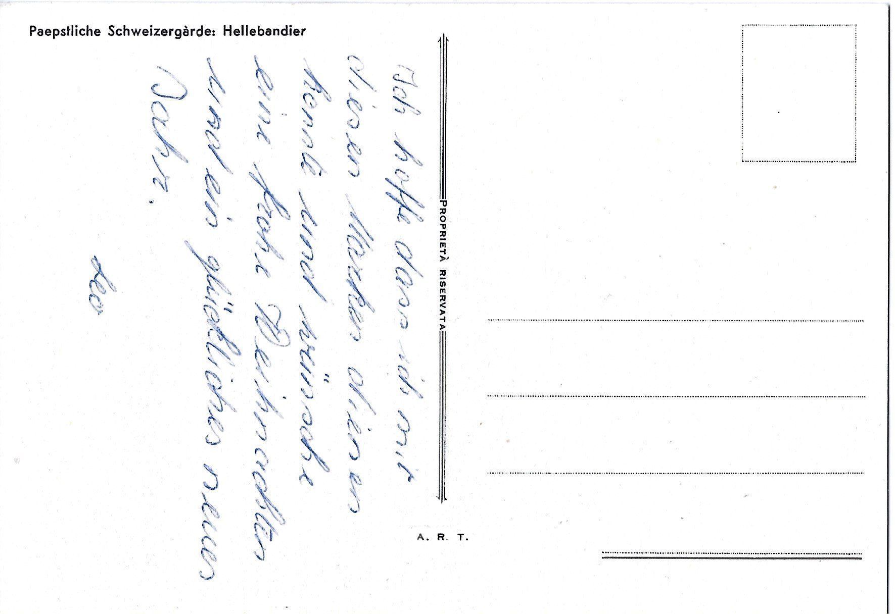 Cartoline postali: Schweizer Garde, Hellebardier – Usato da Frauenfeld venduto da Merk52 1