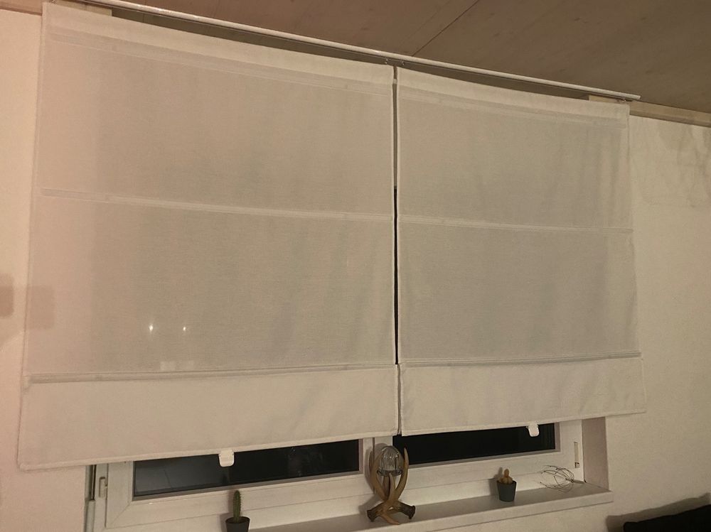 IKEA RINGBLOMMA Store Bateau Blanc 120 X 160 Cm - Rideau Occultant Pour Intimité Et Réduction De Lumière