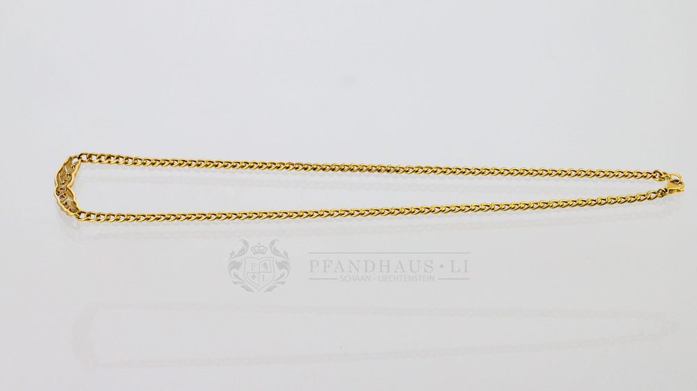 PANZERKETTE COLLIER IN 18 K GOLD MIT BRILLANTEN 0.57 CT | Kaufen auf ...