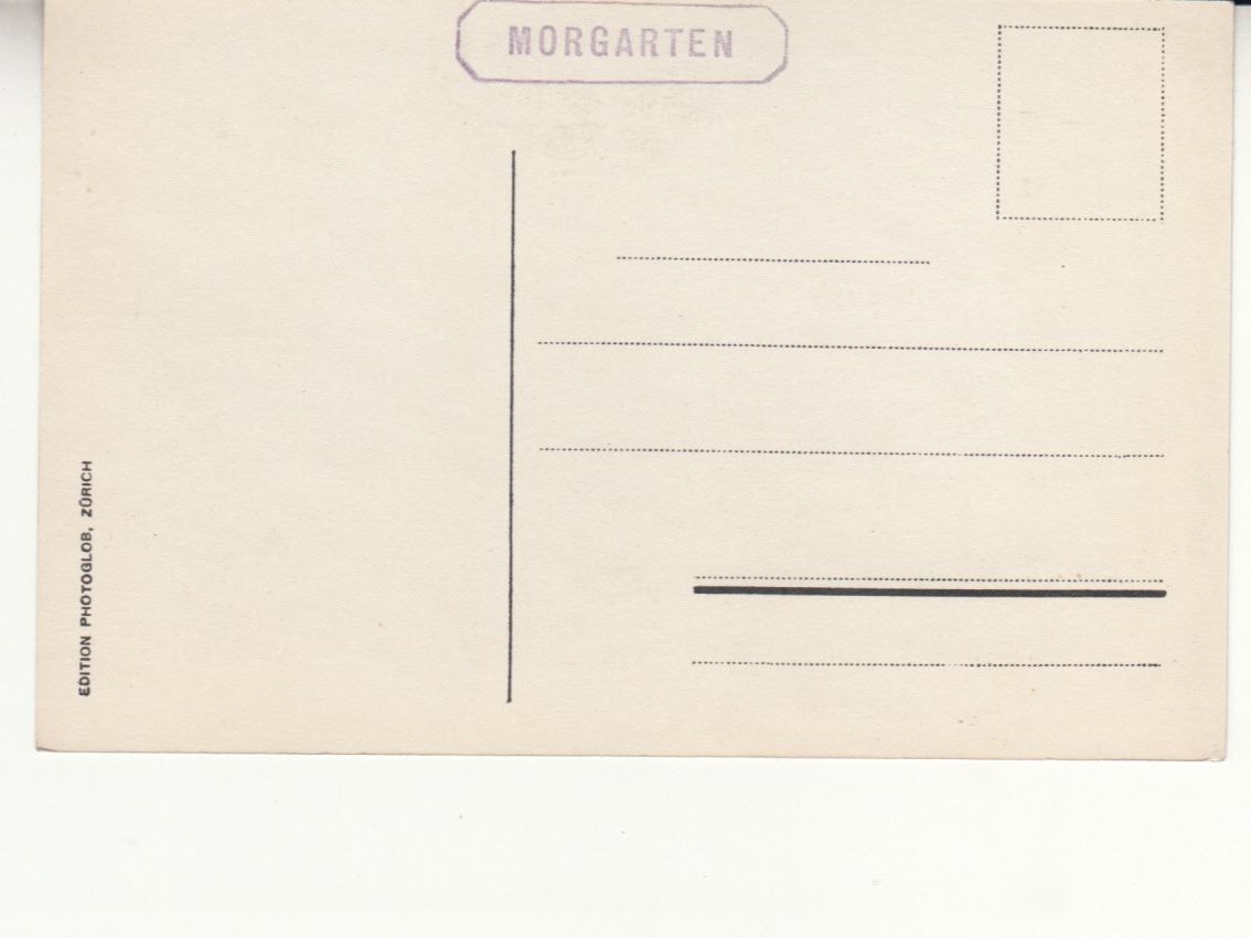 Cartoline postali: Morgarten Denkmal ca. 1930 – Usato da Bürglen TG venduto da StampGraf 1