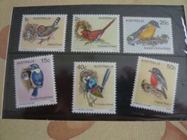 Set australische Briefmarken 1979, Vögel - ungestempelt