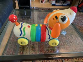 Lauflernspielzeug Hund mit Xylophon guter Zustand