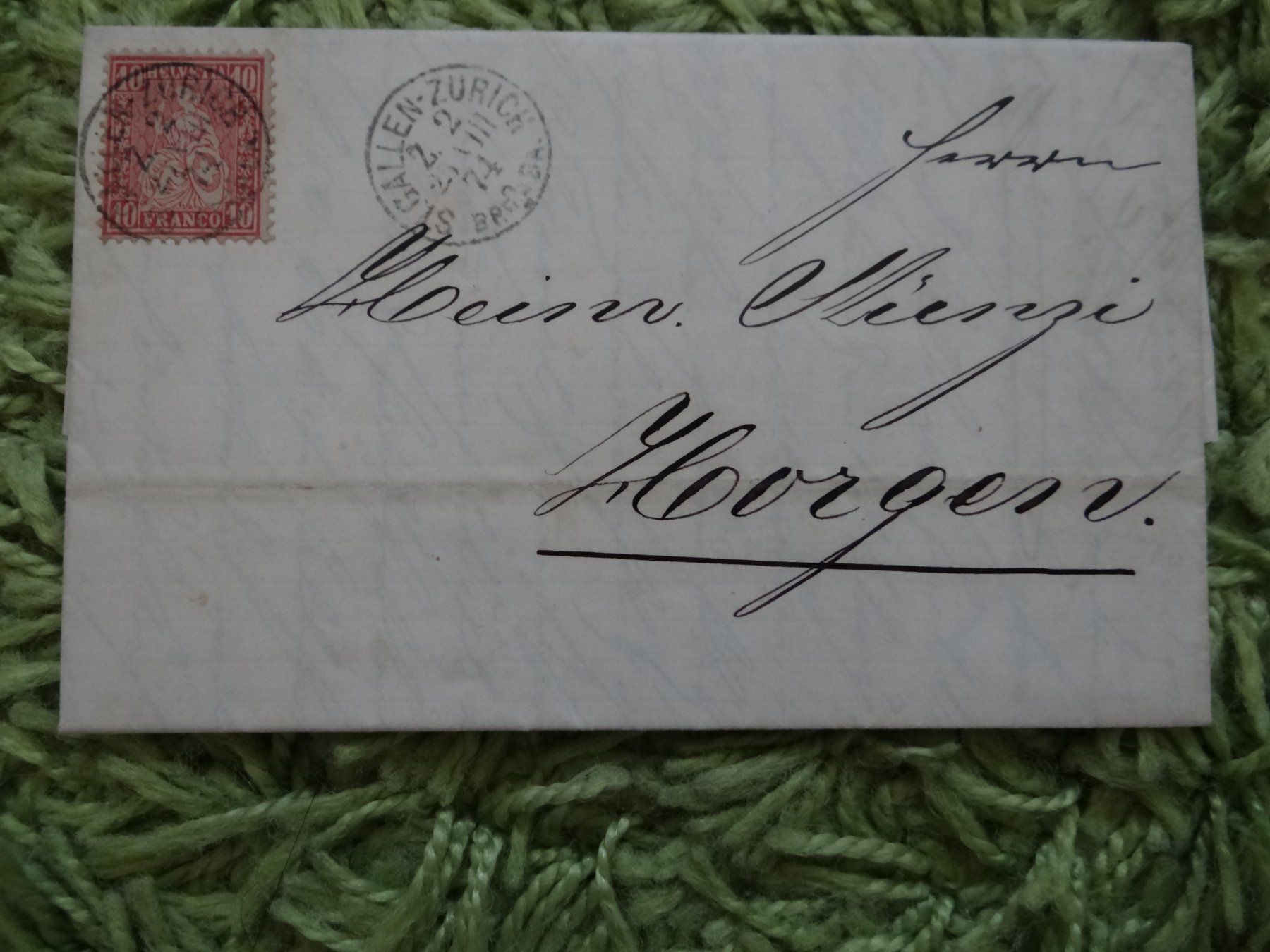 Alle Briefmarken: Lot Briefe Sitzende Helvetia ab CHF 1.-- – Gebraucht aus Kriens von Na4 5