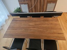 Massiv Nussbaumtisch 200x100 cm neu aufbereitet