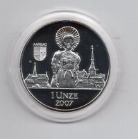 (2047) Eidg. 1 Unze, Aargau 2007, in Dose