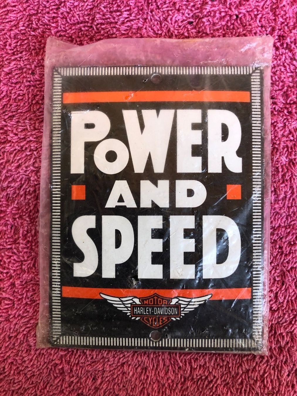 Insegne: Harley Davidson power and speed – Nuovo e nell'imballaggio originale da Reinach AG venduto da rares75