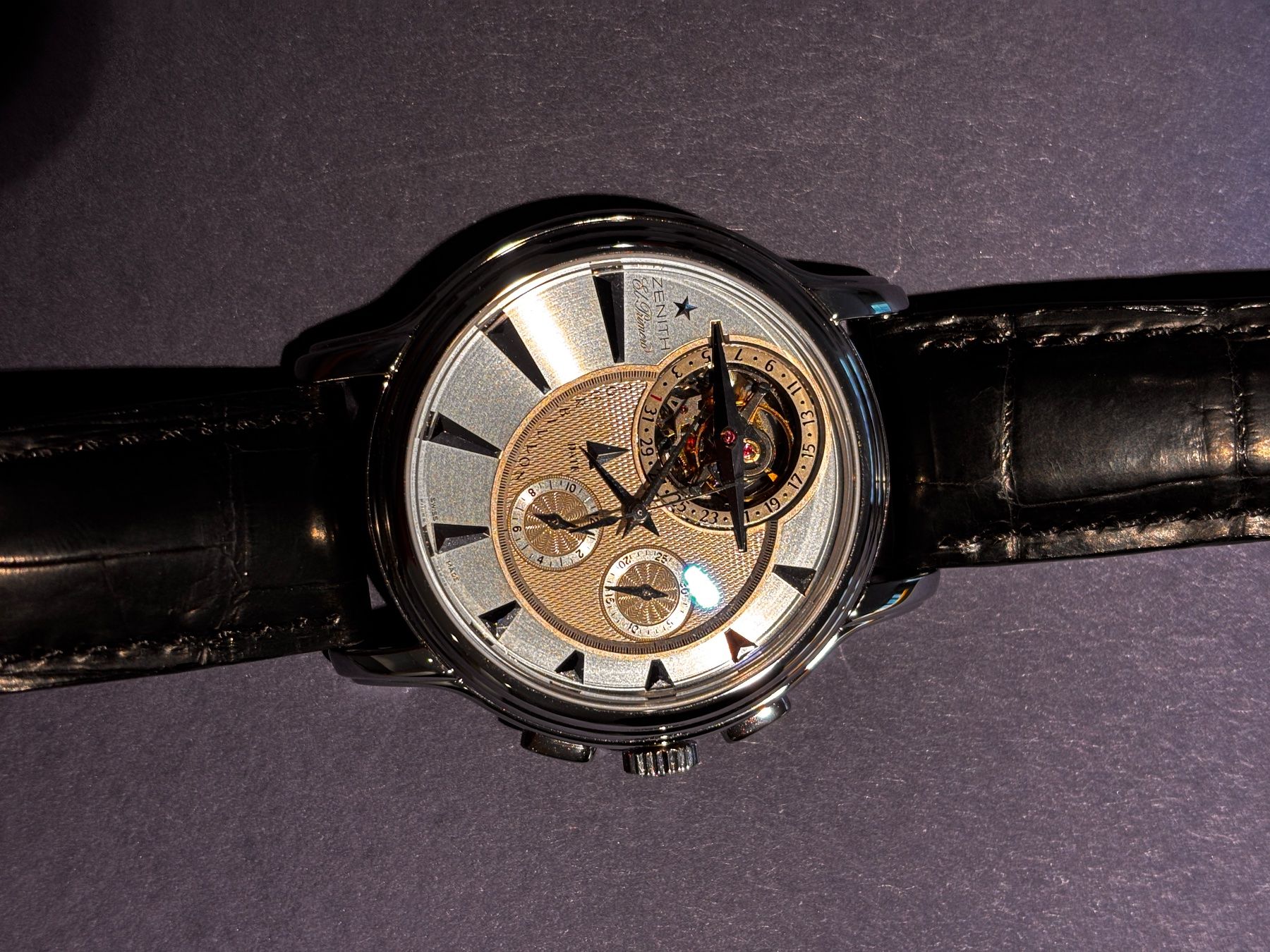 Zenith Orologi: Zenith El Primero XXT Tourbillon Chronograph Platinum – Usato da Büron venduto da swissbank 7