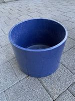 Keramiktopf blau, Durchmesser 33 cm, Höhe 24 cm