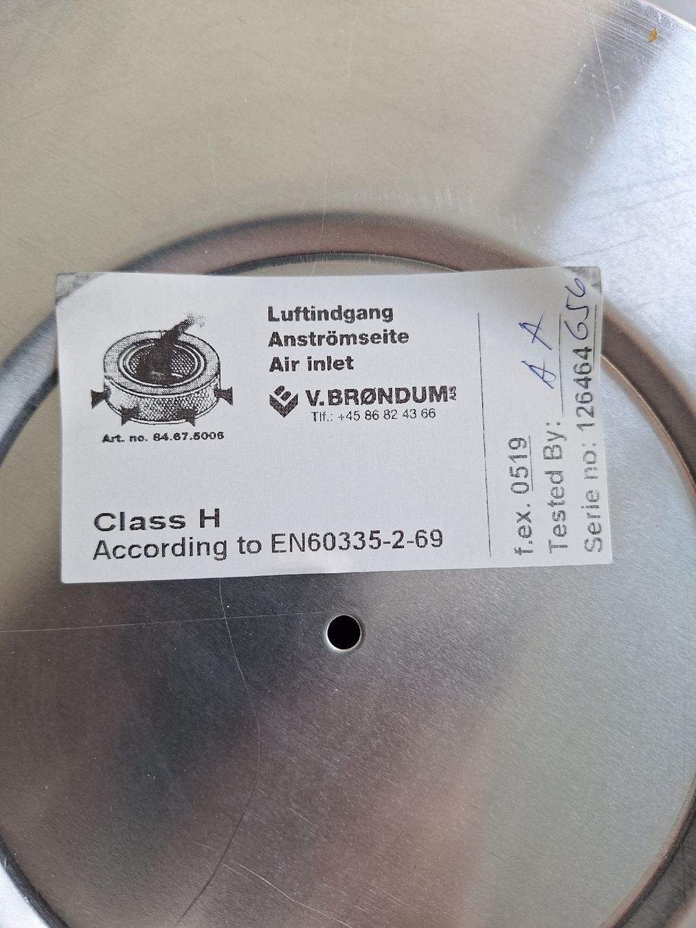 Ventilazione: Neuwertiger Luftfilter V. BRÖNDUMS Class H – Nuovo (secondo la descrizione) da Honau venduto da Eltian 3