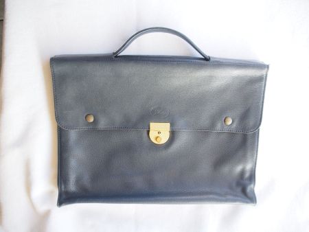 cartable en cuir tendre "LOMGCHAMP"-2
