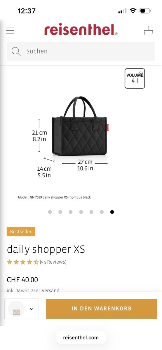 Reisenthel Sacs femmes: Reisenthel daily shopper – Neuf (Voir description) à Rüderswil par dariasophialuisa 6
