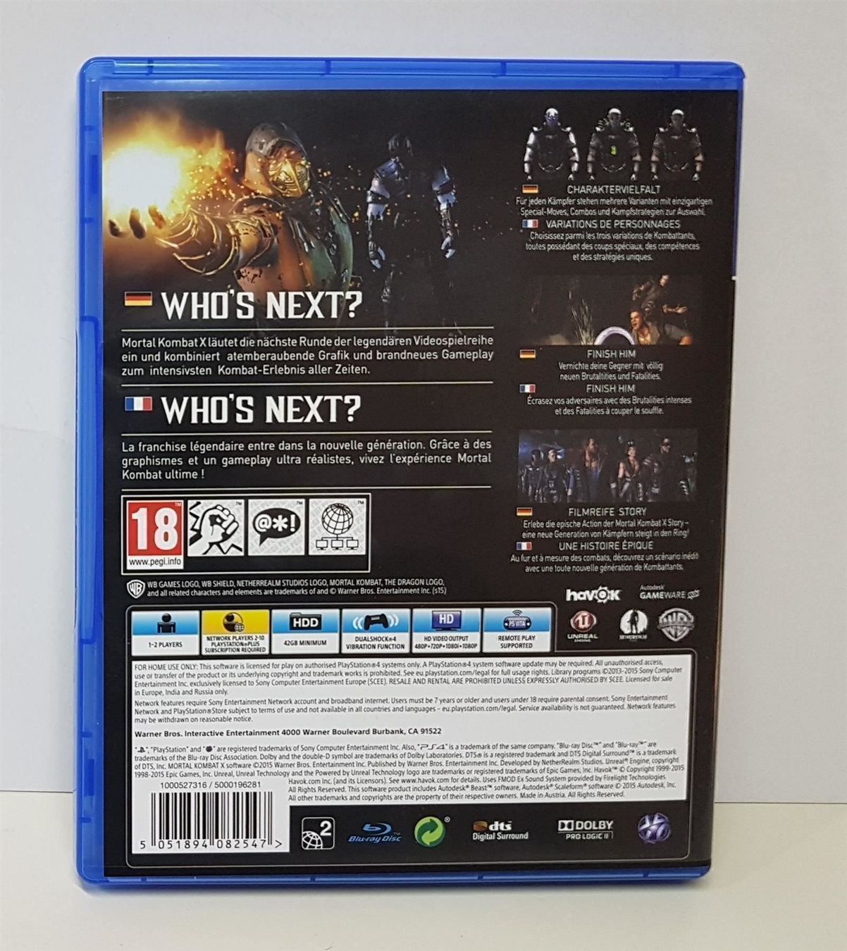 Sony Spiele: Mortal Kombat X Epische Action PS 4 – Gebraucht aus Schüpfheim von Games_Spielkonsolen 3