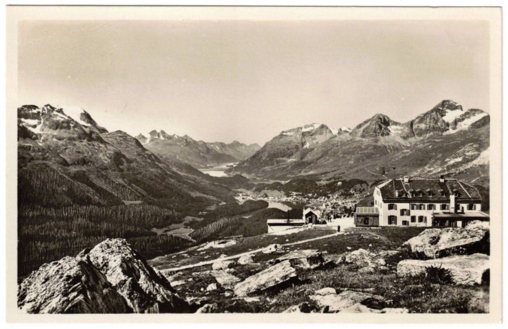 Cartoline postali: St. Moritz - Standseilbahn Muottas Muragl Bergstation – Usato da Binningen venduto da Mountainrider