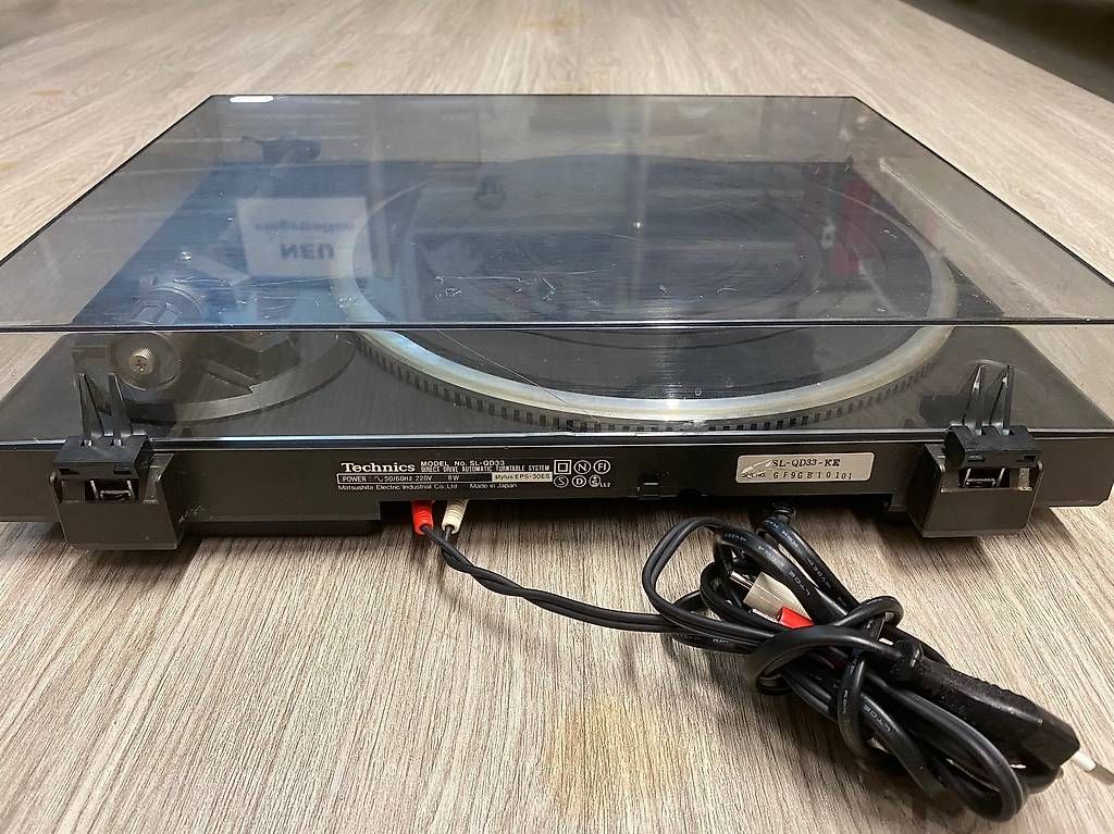 Technics Plattenspieler: Plattenspieler Technics SL-QD 33 schwarz – Gebraucht aus Schaffhausen von Galleria13_Brocki_SH 3