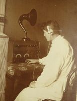 RADIO, KOPFHÖRER, ORIGINAL-FOTO
