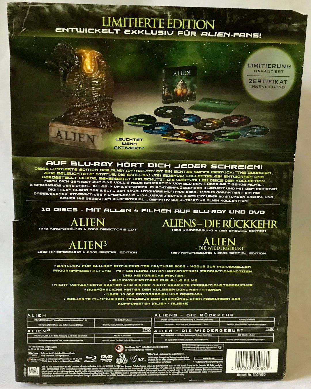 Alle DVDs: Alien Anthology – Gebraucht aus Zürich von  7