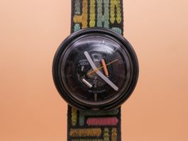 Swatch POP "Rote Lichter" BB108, 1988, neue Batterie