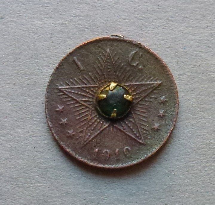 Alle Münzen: Belgisch-Congo ++ 1 Cent 1910 – Gebraucht aus Walkringen von Casablanca777
