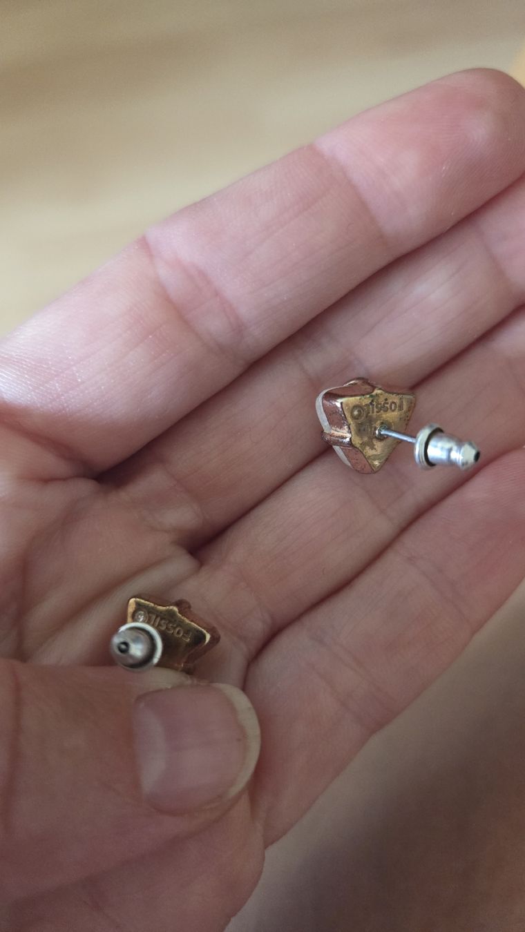 Fossil Ohrringe & -stecker: Ohrstecker Fossil – Gebraucht aus Basel von claudi88 1