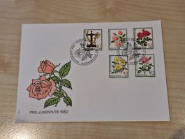 Ersttagsbrief (FDC), Pro Juventute 1982, gestempelt 25.11.82