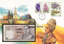 Grosser Banknotenbrief  Thailand 1986