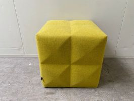 BuzziCube 3D Solo Akustik-Hocker gelb
