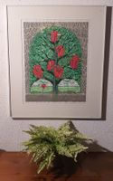 Holzschnitt Bild von Hedwig Schröder 50 x 70 cm
