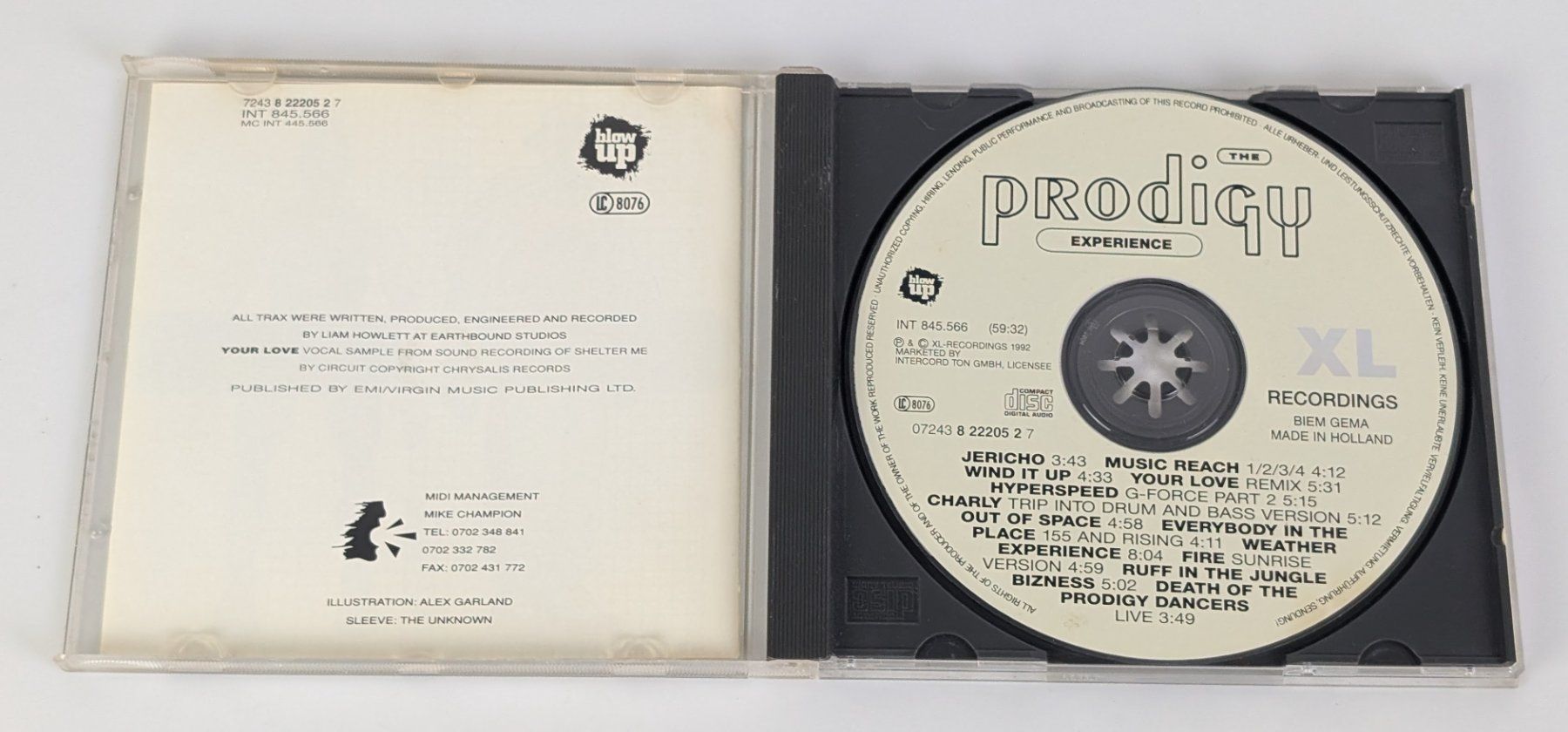 CDs: The Prodigy - Experience CD - Top - Selten! – Gebraucht aus Zürich von 1.Simon 2