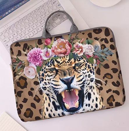🐆 Luxury Laptoptasche 38x26cm "Leopard" - NEU!