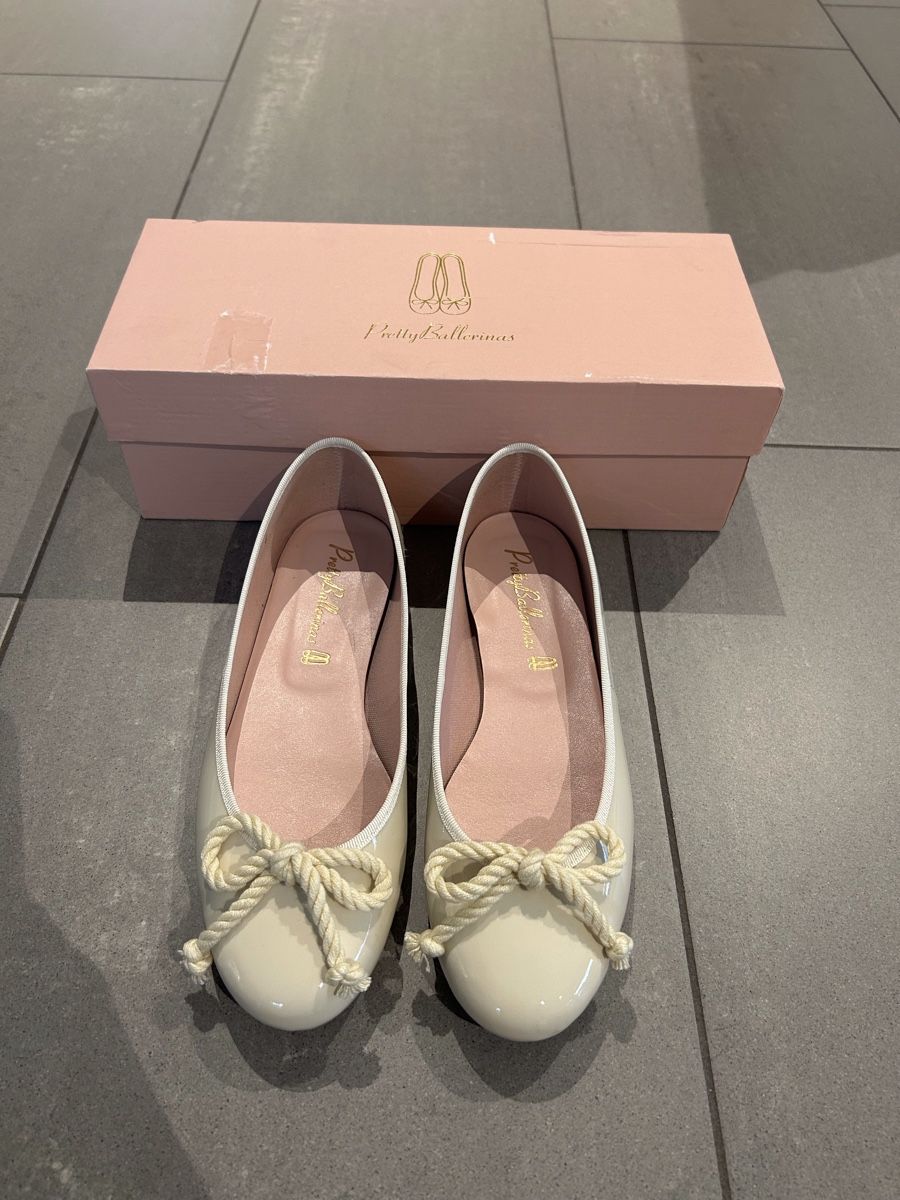 Scarpe da donna: Pretty Ballerinas Lackleder creme – Nuovo (secondo la descrizione) da Rütihof venduto da ALAFC