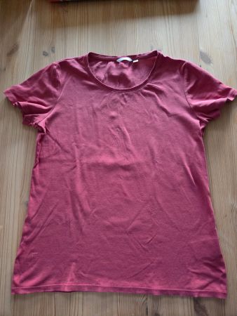 Uniqlo, rotes Baumwoll T-Shirt, L