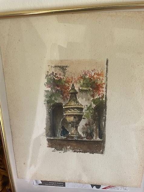 Dipinti: Aquarelle mit Tessiner Sujets – Usato da Cavigliano venduto da taras2021 1