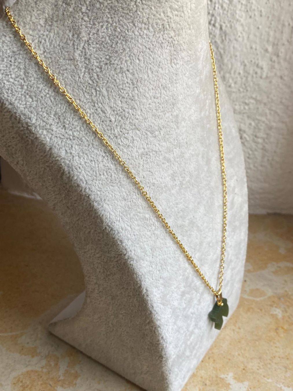 Catenine: Jade Bärli Halskette (48cm) – Usato da Laufen venduto da Bellebellezza 3