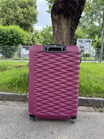 Viaggio Stylish Purple Hardshell Suitcase for Summer Travel