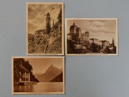 ALTE ANSICHTSKARTEN «LEUCHTENDE POSTKARTE»