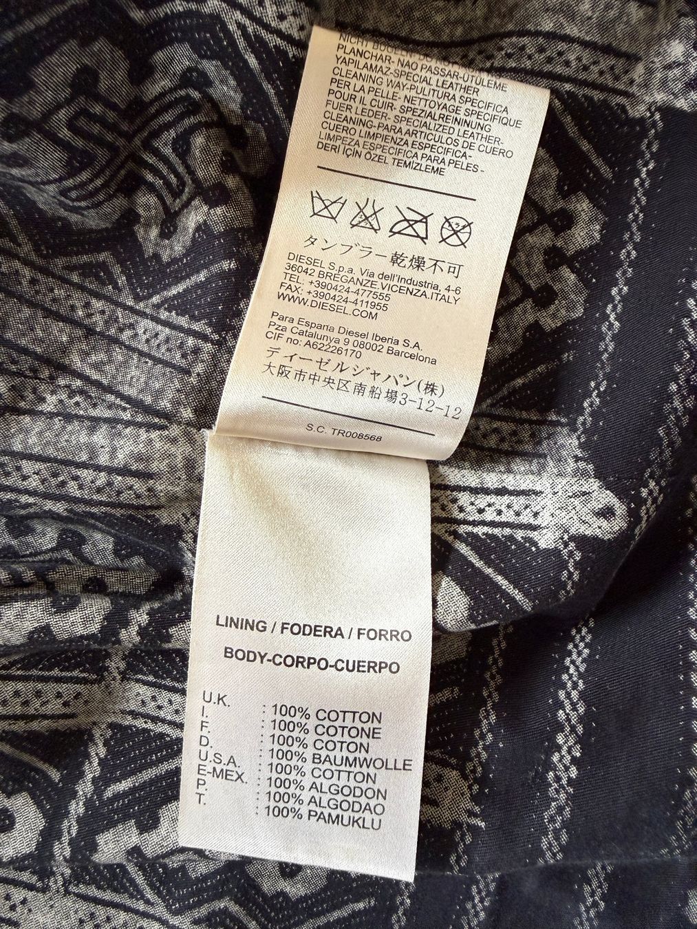 Diesel Giacche: Vintage Diesel Jacke LAPISMIUM Grösse S – Usato da Bern venduto da patso 5