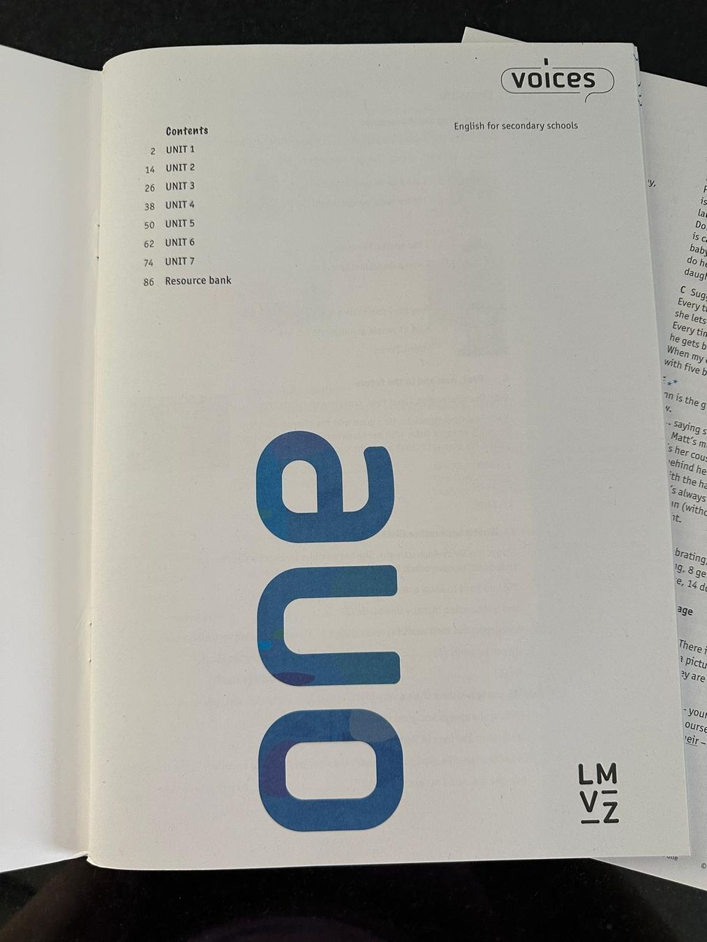 Livres: Voices One trainer file LMVZ – D'occasion à Urdorf par ARJN 2