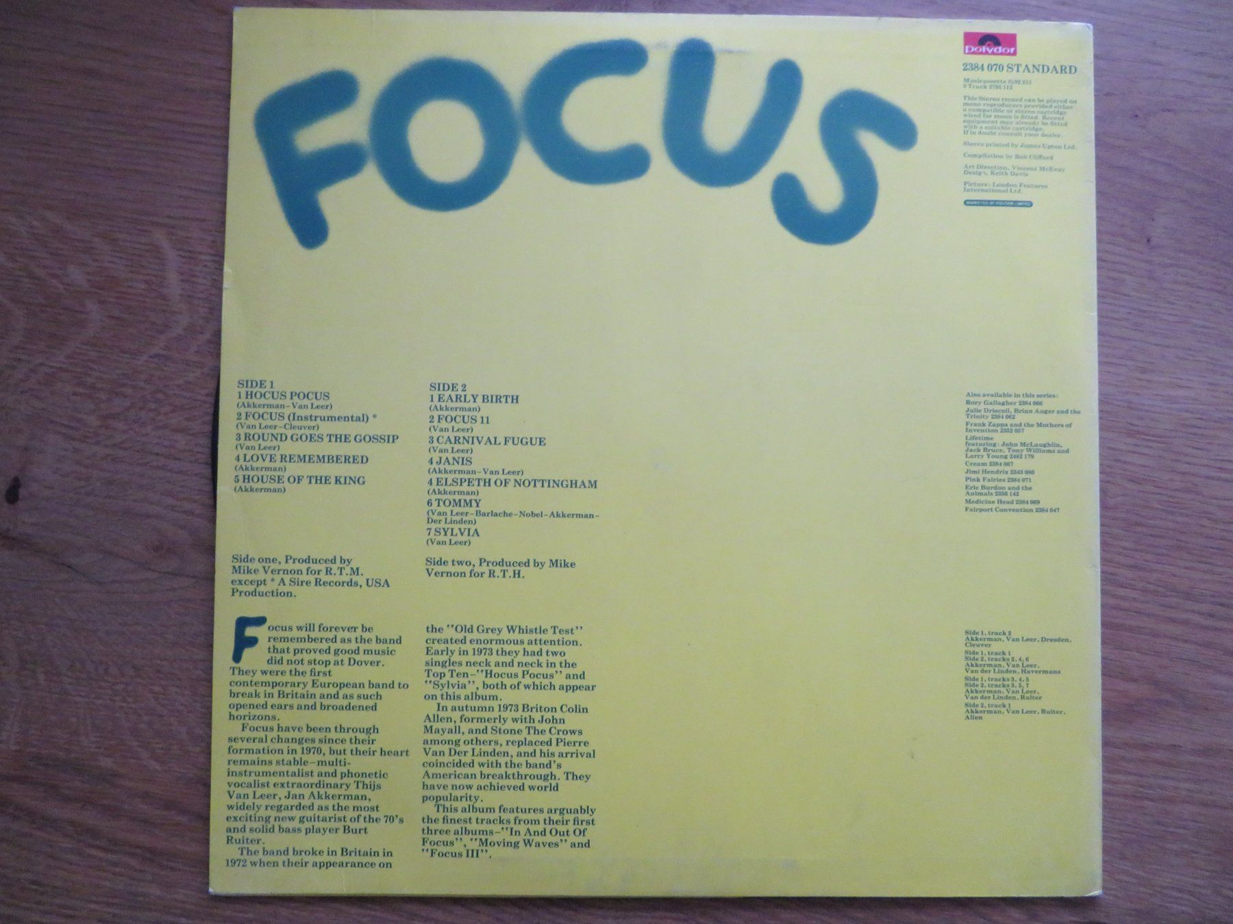 Dischi in vinile: FOCUS SHAME – Usato da Zürich venduto da max_cp5f 1