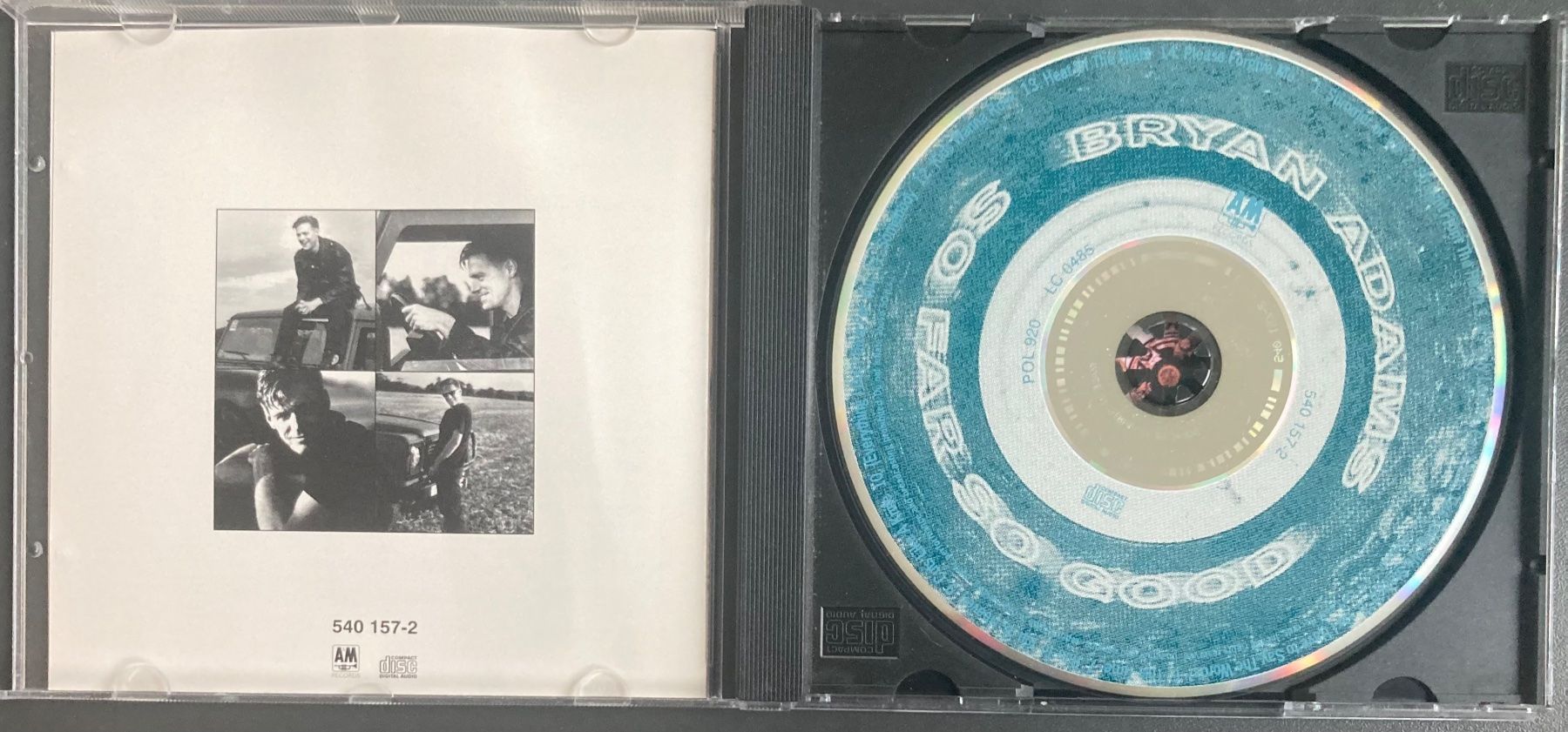 CDs: BRYAN ADAMS - SO FAR SO GOOD – Gebraucht aus Poliez-Pittet von Newtown-Records 2