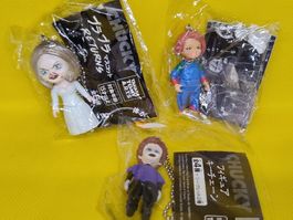 Chucky, Tiffany & Glen Set Takara Tomy Horror Figuren