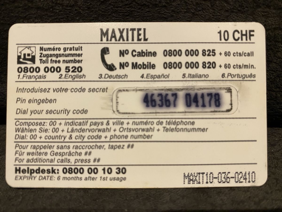 Schede telefoniche: Carte dos 3 – Usato da Lausanne venduto da babacard10 1