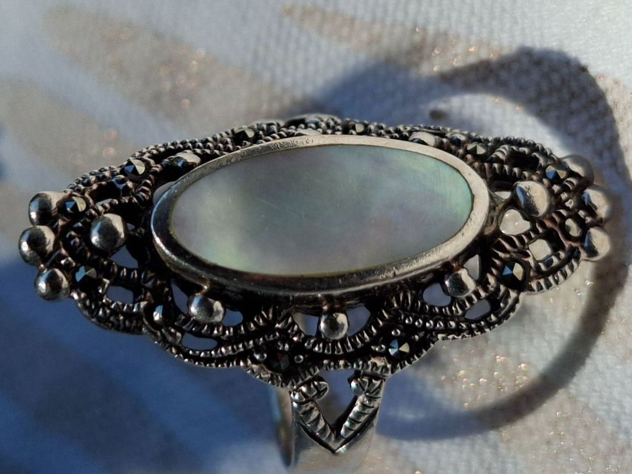 Anelli: wunderschöner Ring aus 925 Silber – Usato da st.gallen venduto da mona3