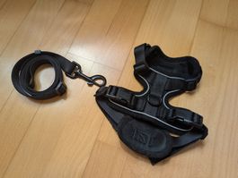 Hundegeschirr mit Leine Pelomic Grösse S, gebraucht