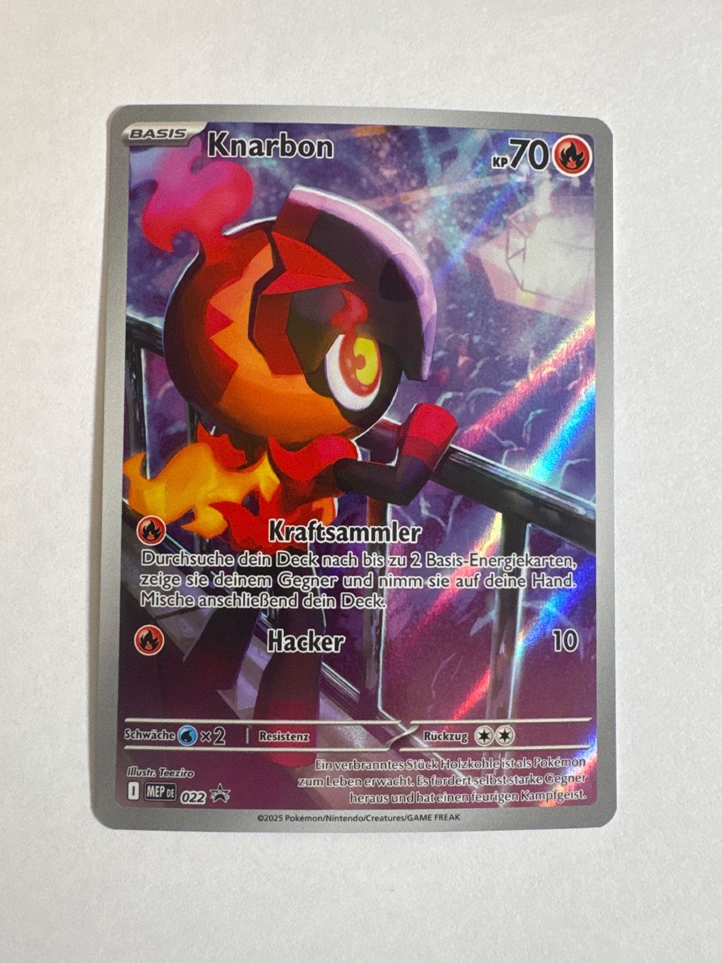 Pokémon Sammelbilder & Trading cards: Pokémon MEP - Knarbon - 22 / Promo - DE – Neu (gemäss Beschreibung) aus Staad SG von miaCards