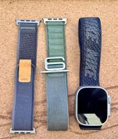 Apple Watch Ultra Armbänder und Uhr